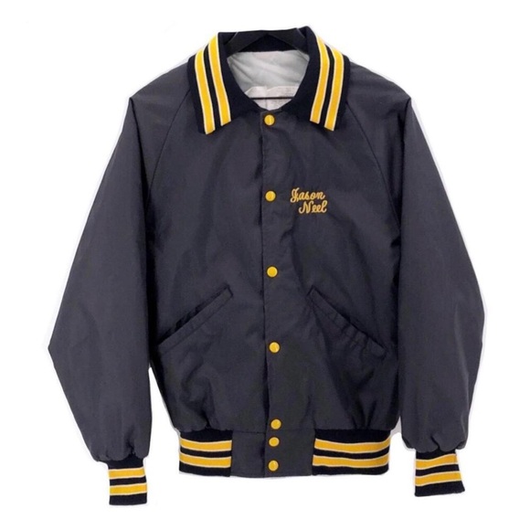 80s varsity bomber jacket central Tigers 1980s vintage - Picture 3 of 4